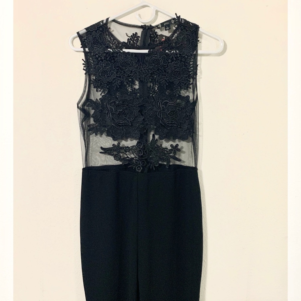 Black laced pants Bodysuit